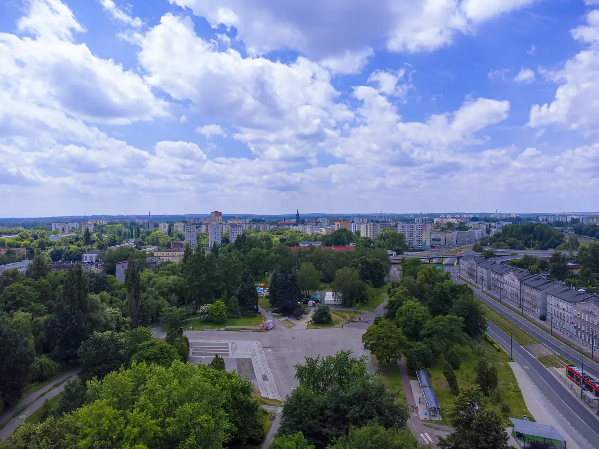 Agencja marketingowa Łódź panorama miasta z siedziby