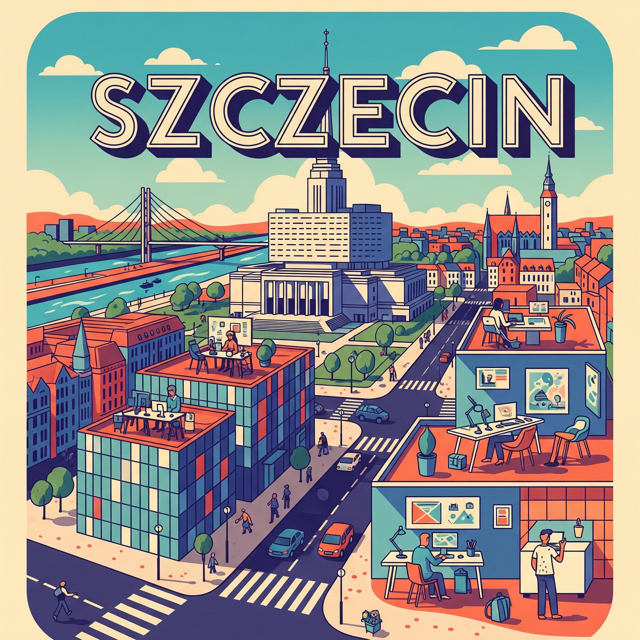 Agencja marketingowa Szczecin plakat maista