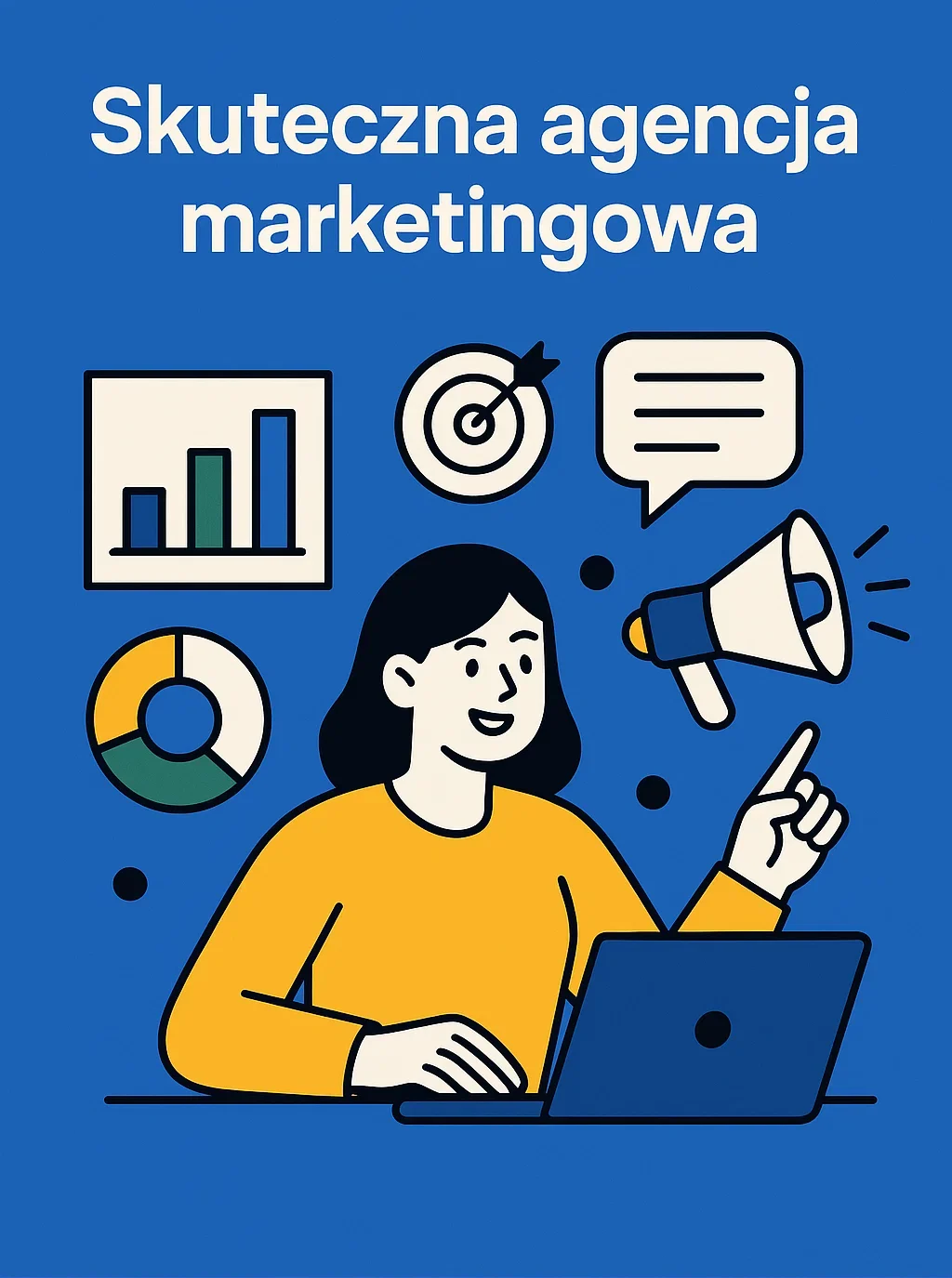 Specjalista z skuteczna agencja marketingowa Bold Media omawia strategię z klientem