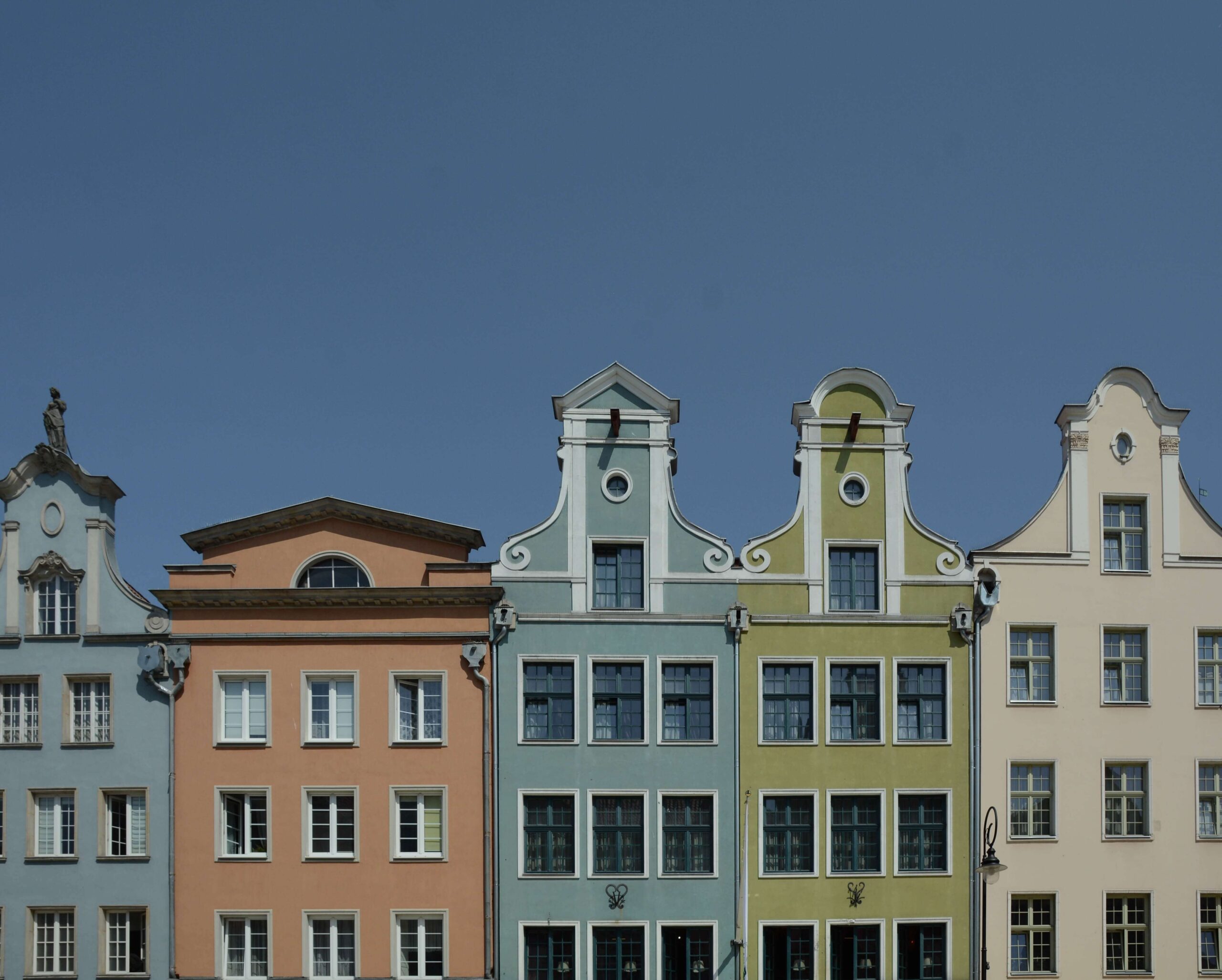 kamienice w trójmieście w Gdańsku